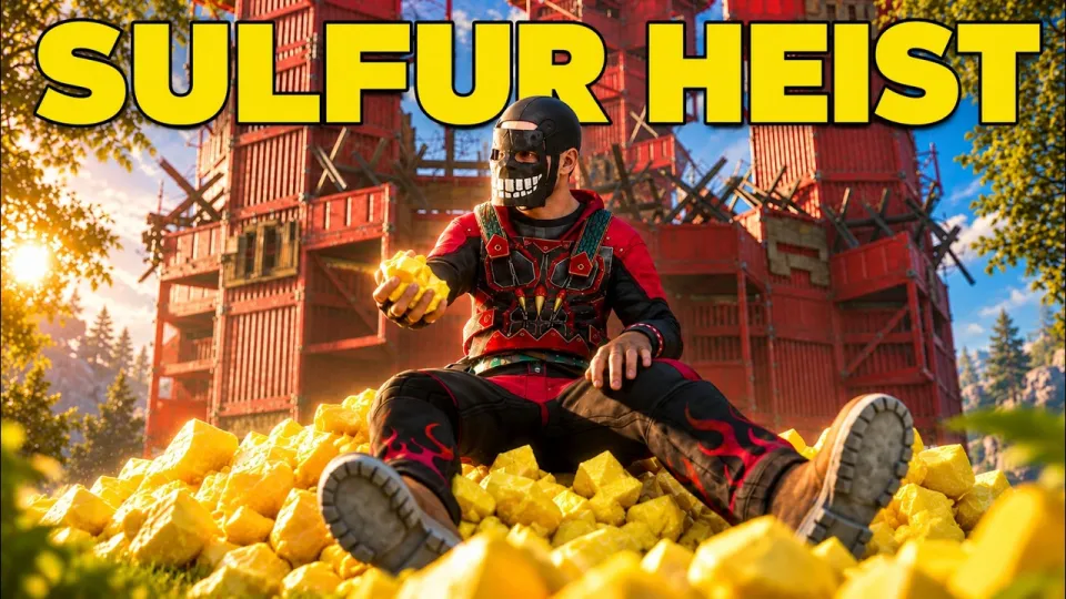 Rust Sulfur Heist Raiding Their Entire Stash